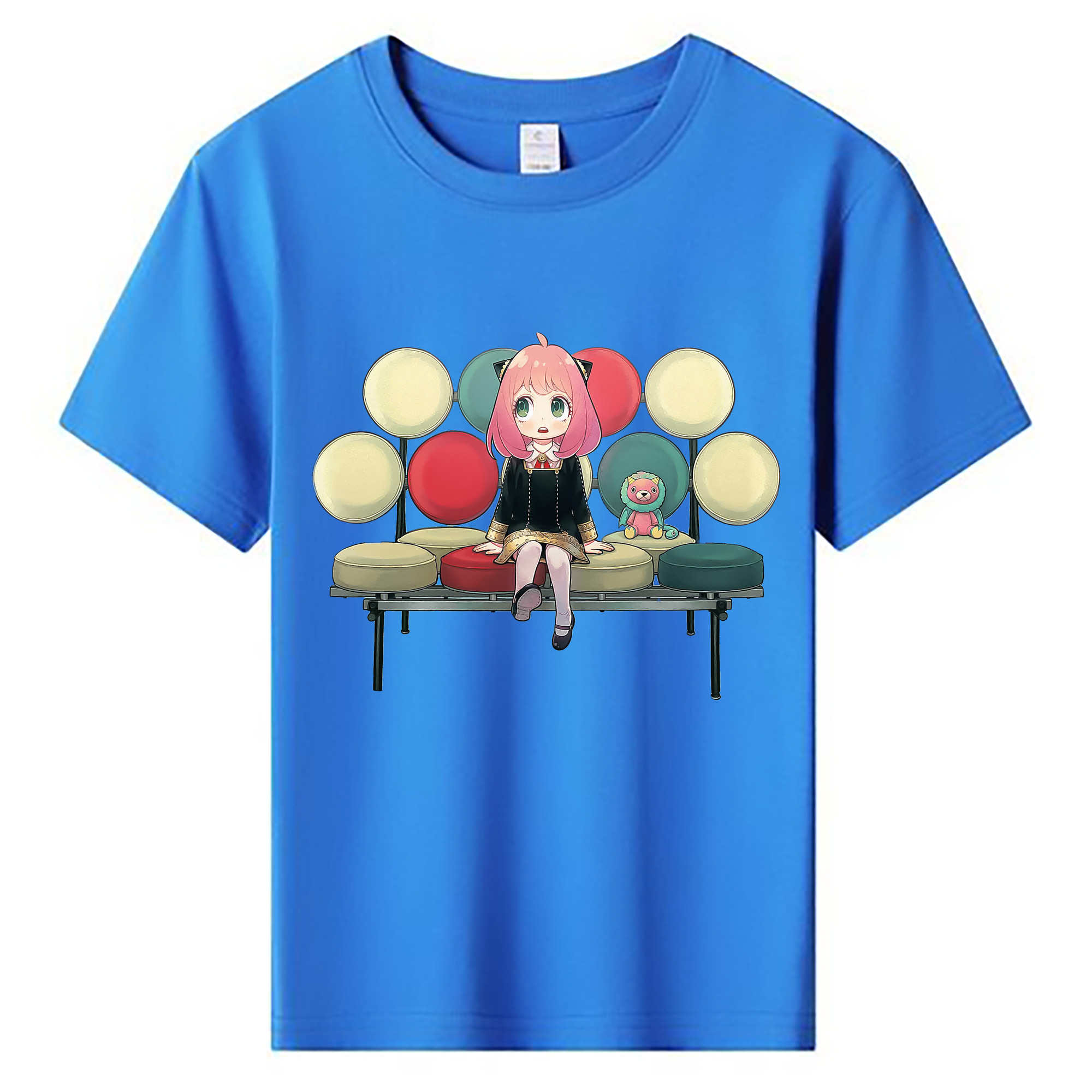 （画像用） SPY×FAMILY间谍家家酒 綿100％キッズTシャツ（フロントプリント）
